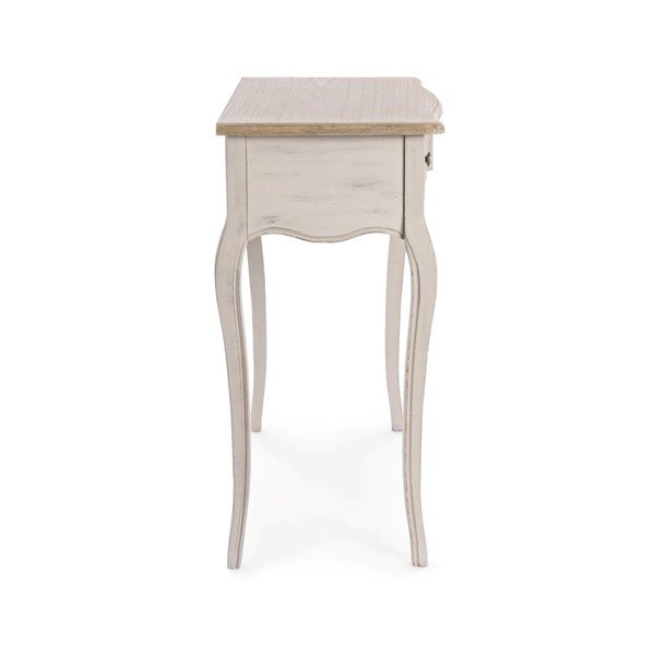 Tavolo consolle color crema 40x90 cm Clarisse – Bizzotto-image-2