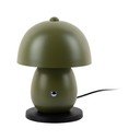 Lampada da tavolo LED verde scuro con paralume in metallo (altezza totale 18 cm) Mono LED – Leitmotiv