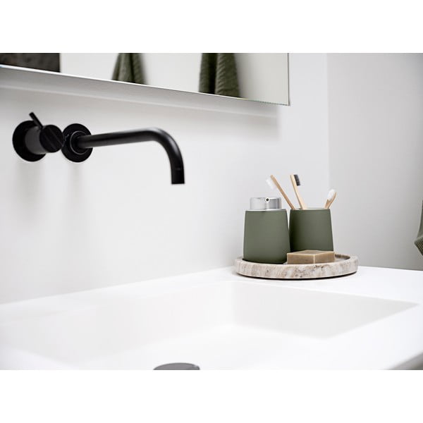 Dispenser di sapone in porcellana verde 250 ml Nova - Zone-image-1