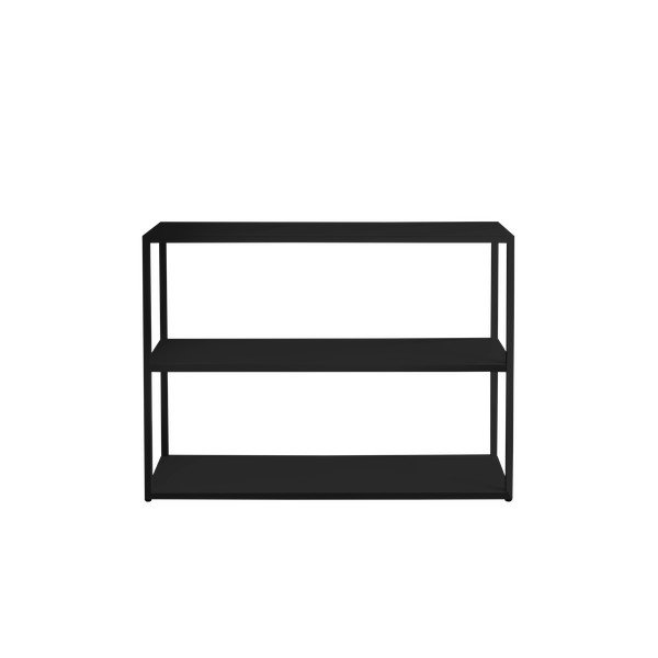 Libreria Hyller Custom Form nera, altezza 75 cm - CustomForm