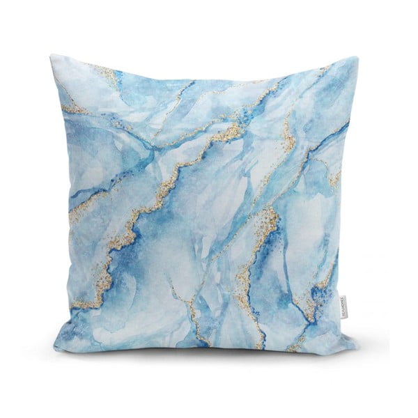 Federa per cuscino Marmo acquatico, 45 x 45 cm - Minimalist Cushion Covers