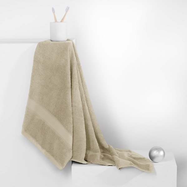 Asciugamano beige Bamby Beige, 50 x 100 cm - DecoKing-image-1