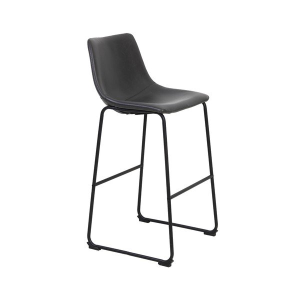 Sgabello da bar grigio scuro Jeddo - Light & Living