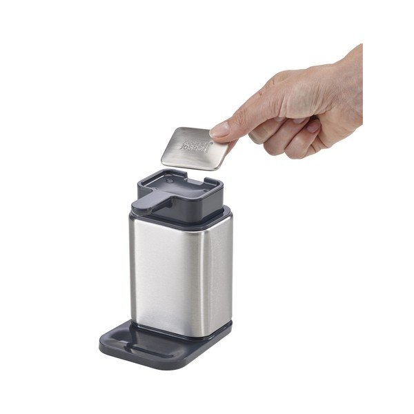 Superficie dell'erogatore di sapone in acciaio inox - Joseph Joseph-image-3