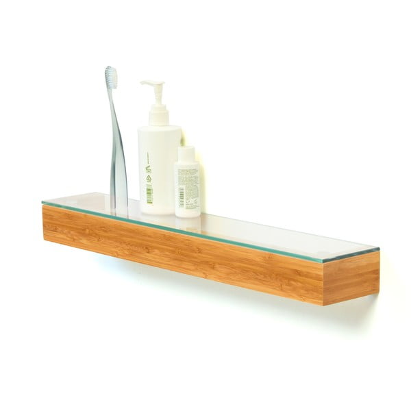 Mensola da bagno in bambù Bamboo , lunghezza 55 cm Wall - Wireworks-image-1