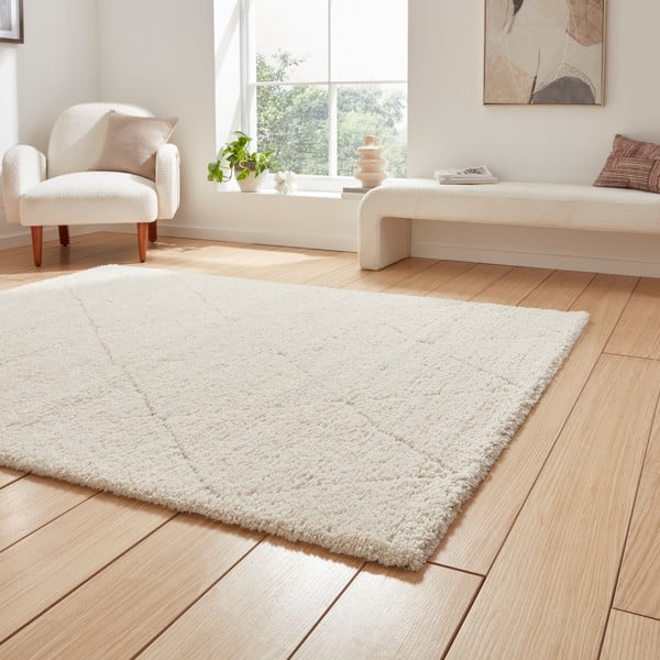 Tappeto color crema 160x230 cm Ideal Shaggy – Think Rugs-image-2