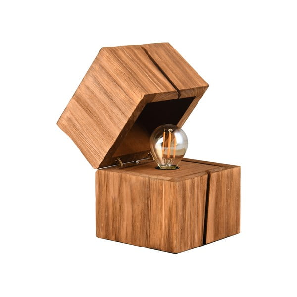 Lampada da tavolo marrone (altezza 16 cm) Treasure - Trio