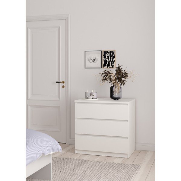 Credenza bianca 77x76x50 cm Naia – Tvilum-image-1