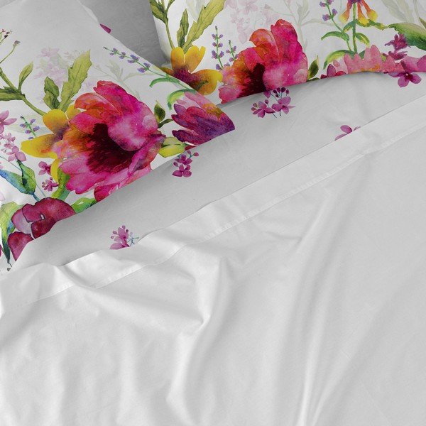 Lenzuolo di cotone Basic , 140 x 200 cm Cassia - Happy Friday-image-1
