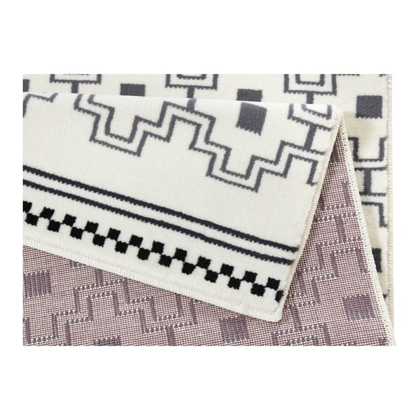 Tappeto bianco e nero , 70 x 140 cm Cubic - Zala Living-image-2