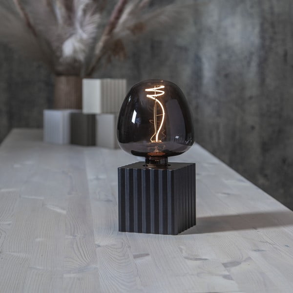 Piede di lampada nero 10 cm Box - Star Trading-image-1