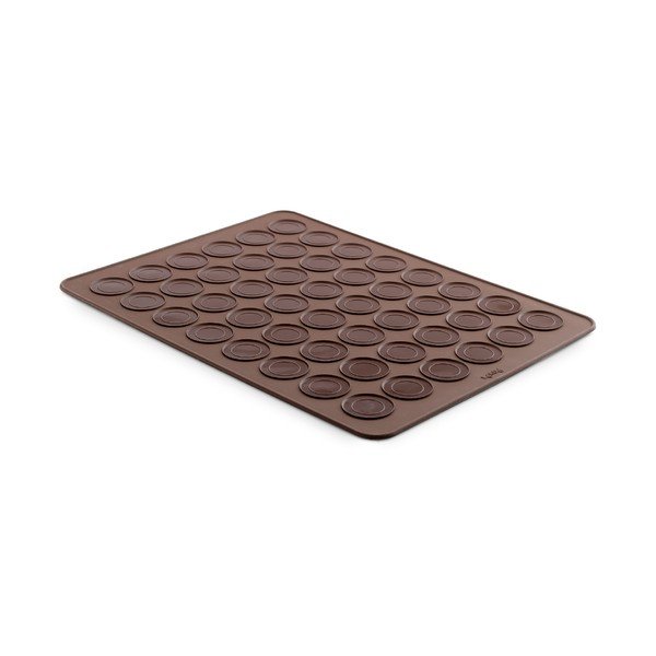 Tappetino in silicone marrone per amaretti - Lékué-image-3