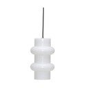 Lampadario bianco in vetro ø 15 cm Pilule – Hübsch