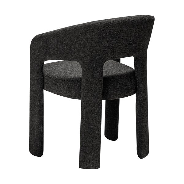 Sedia da pranzo nera con braccioli Splendor – DAN-FORM Denmark-image-3