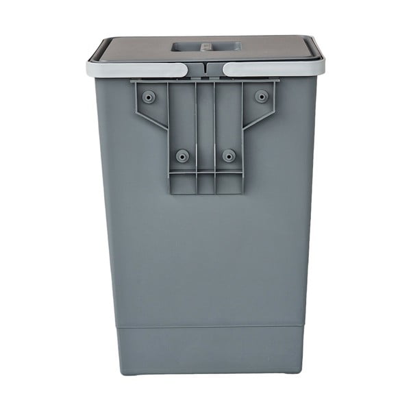 Cestino per rifiuti in plastica incorporato da 24 l Easy - Elletipi-image-2