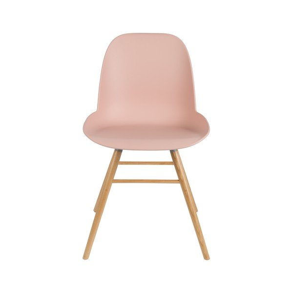 Sedie da pranzo rosa chiaro in set di 2 Albert - Zuiver-image-3