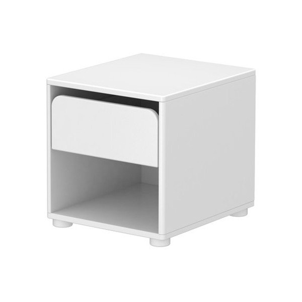 Comodino bianco per bambini Cabby - Flexa