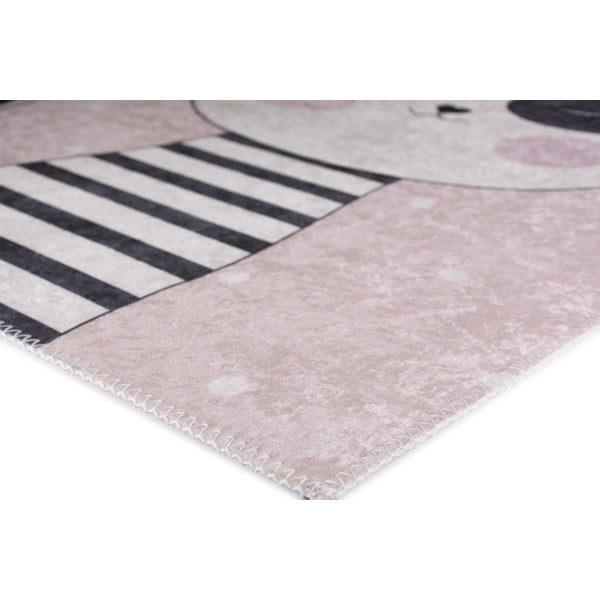 Tappeto rosa chiaro per bambini 120x180 cm Princess Panda - Vitaus-image-3