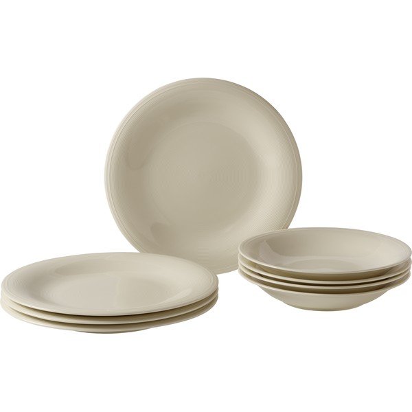 Set di 8 piatti in porcellana color crema Villeroy & Boch Like Color Loop - like | Villeroy & Boch