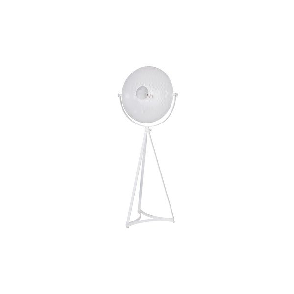 Lampada da terra bianca soffiata - BePureHome