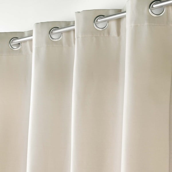 Tenda termoisolante beige in microfibra 135x260 cm Micropolar – douceur d'intérieur-image-1
