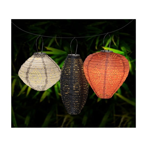 Lanterna a LED grigio scuro con alimentazione a pannelli solari da esterno (altezza totale 40 cm) Foxdale – House Nordic-image-2