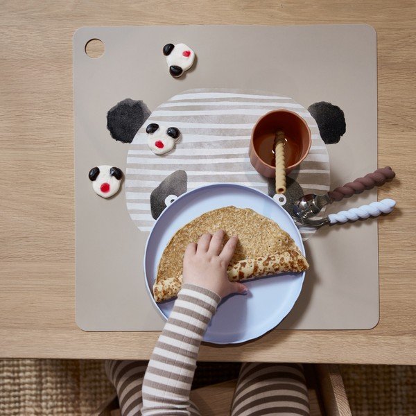 Tazze per bambini in set azzurre/marroni in plastica 2 pz Pullo – OYOY Mini-image-3