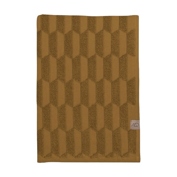 Asciugamani in cotone giallo in set da 2 35x55 cm Geo - Mette Ditmer Denmark