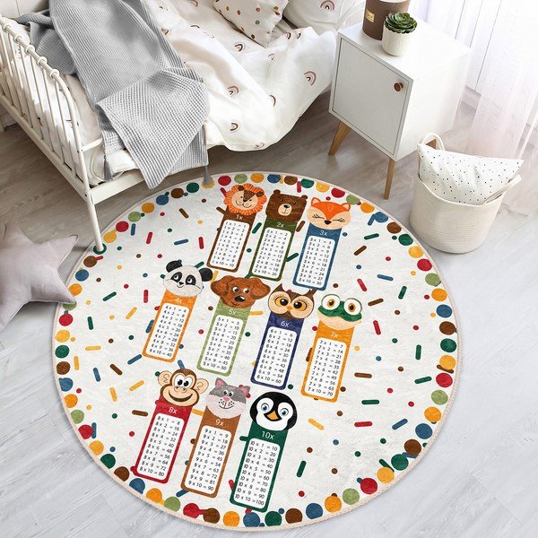 Tappeto per bambini ø 80 cm Comfort - Mila Home-image-4