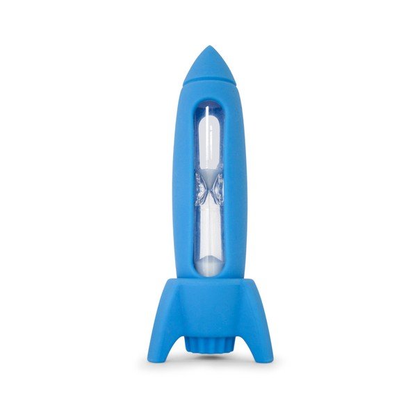 Modrá dětská zubní minutka J-Me Rocket