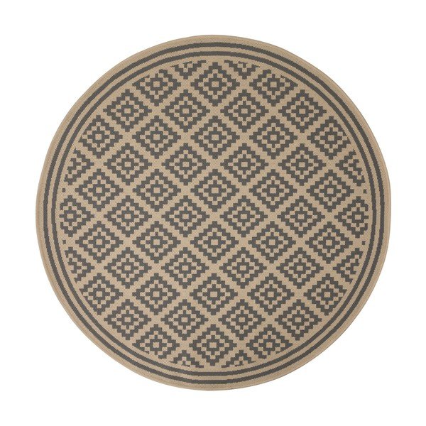 Tappeto rotondo per esterni grigio/beige ø 160 cm Moretti - Flair Rugs