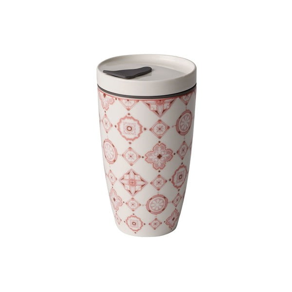 Tazza da viaggio in porcellana rossa e bianca Villeroy & Boch , 350 ml Like To Go - like | Villeroy & Boch