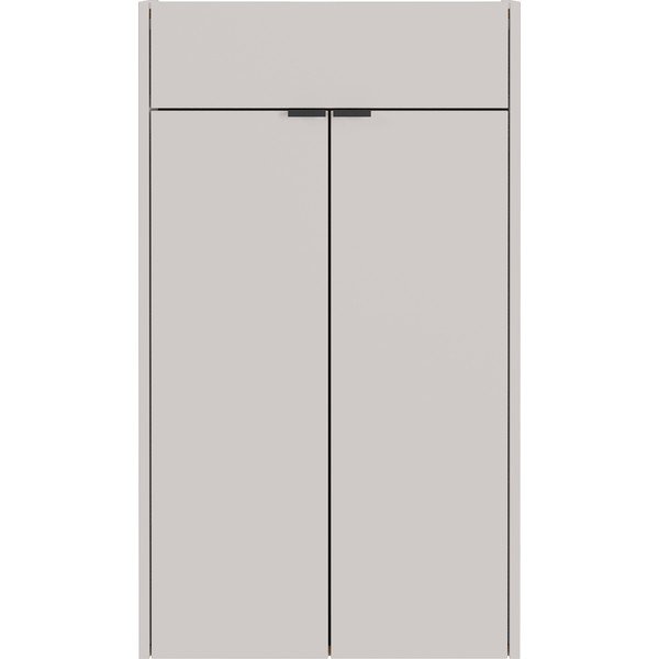 Armadietto color crema da appendere 56x97x22 cm Ameca – Germania-image-2