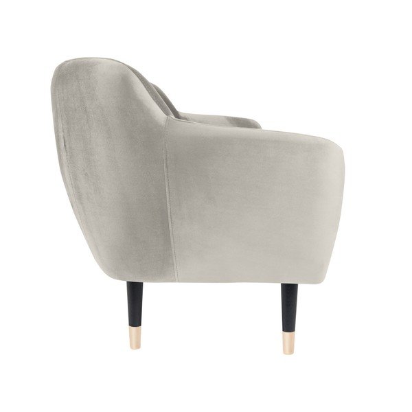 Divano crema con gambe nere Amelie, 188 cm - Mazzini Sofas-image-3