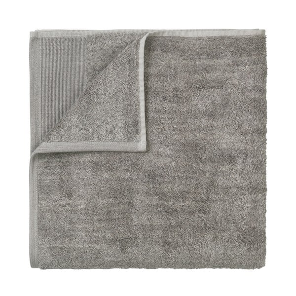 Telo da bagno in cotone grigio, 140 x 70 cm - Blomus