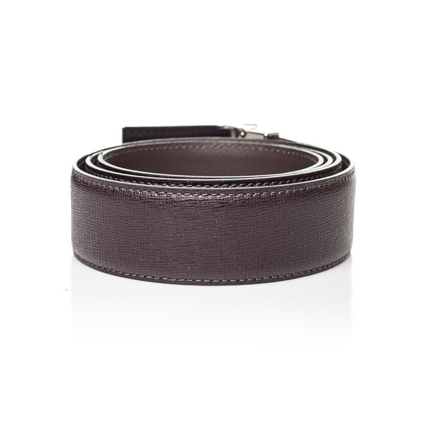 Cintura da uomo in pelle marrone Avar, lunghezza 90 cm - Ferruccio Laconi-image-1