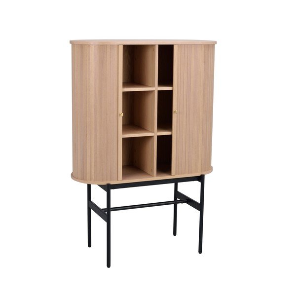 Credenza in legno di rovere colore naturale 102x146 cm Haddington – Rowico-image-3