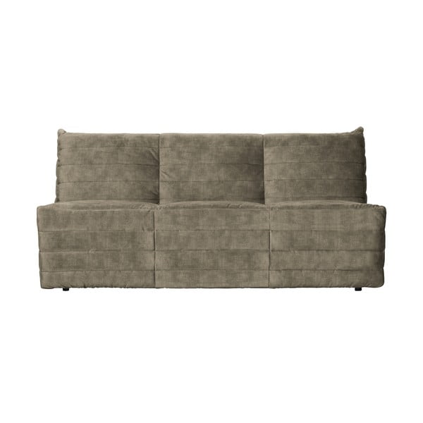 Divano in velluto beige 160 cm Bag - WOOOD