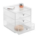 Organizer trasparente con 3 cassetti Cassetti, altezza 18 cm - iDesign