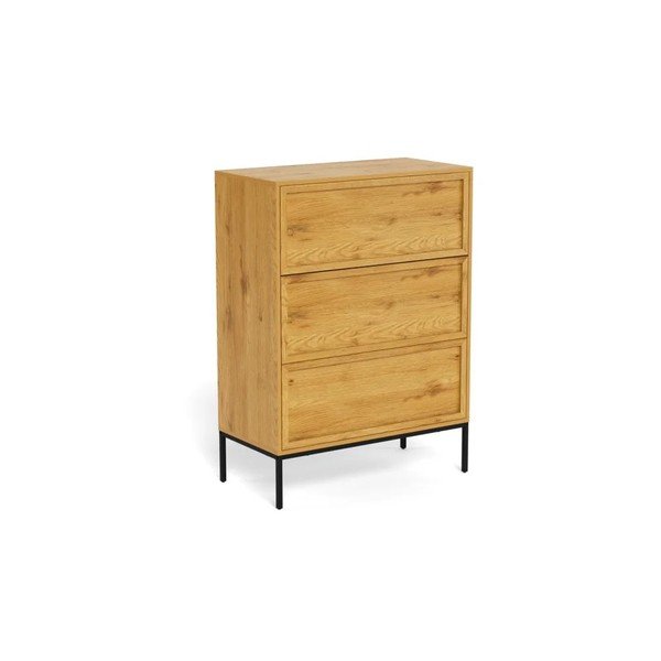 Credenza di colore naturale con effetto rovere 80x110x40 cm Palmdale – Actona