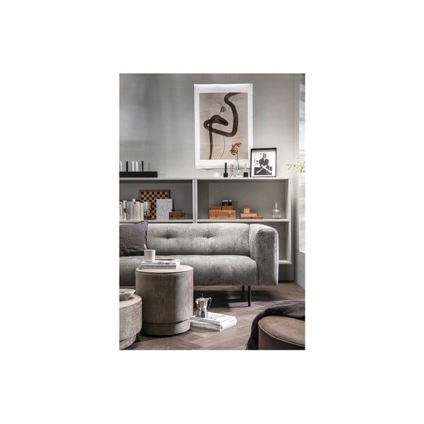 Pouf marrone chiaro, ø 40 cm Pearl - vtwonen-image-2