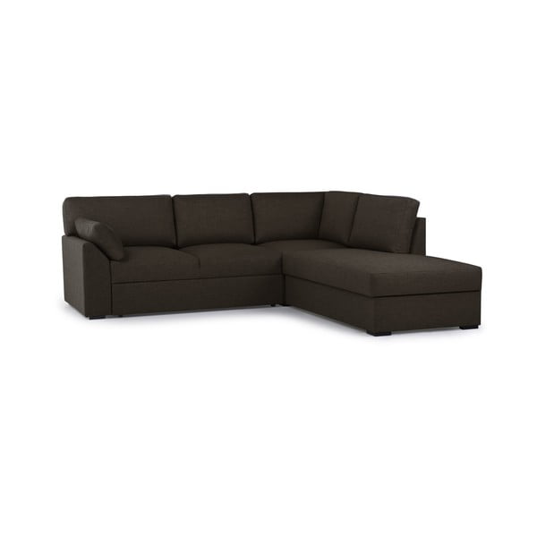 Divano letto angolare marrone (angolo destro) Janson - Scandic-image-2
