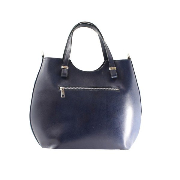 Borsa Denisse in pelle blu - Chicca Borse-image-2