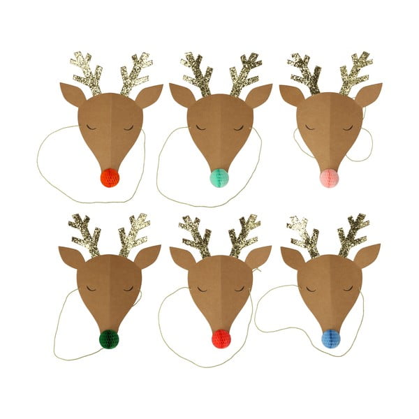 Cappelli da festa in set da 6 Reindeer - Meri Meri