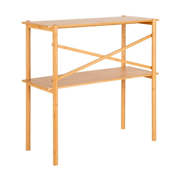 Consolle in bambù di colore naturale 32x83 cm Manaus - House Nordic-image-2