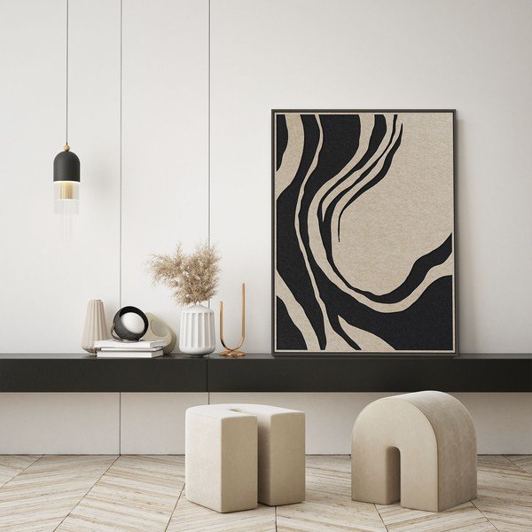 Dipinto in 3D con cornice inclusa/fonoassorbente 90x120 cm Sacred Silence 2 – Malerifabrikken-image-1