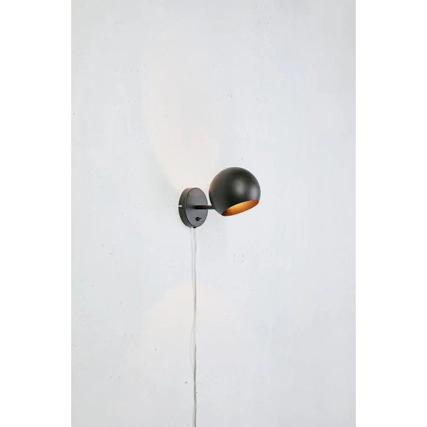 Lampada da parete in colore nero-bronzo Edgar - Markslöjd-image-1