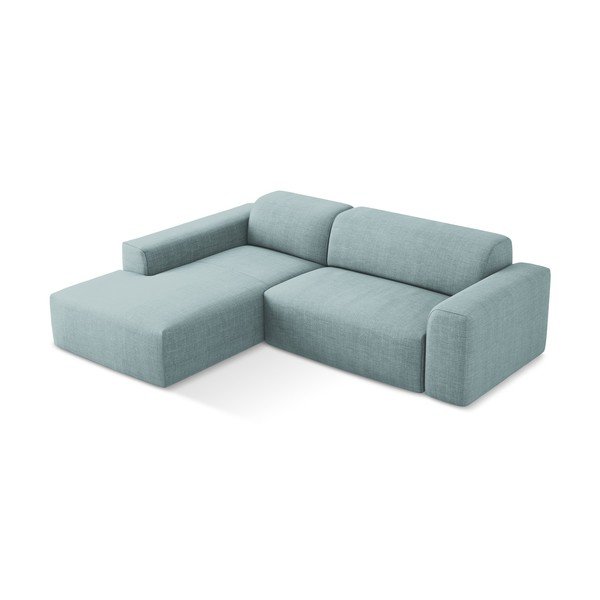 Divano angolare blu (con penisola a sinistra/con chaise lounge) Keli – Makamii-image-3