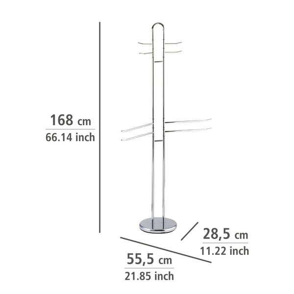 Portasciugamani in acciaio Palermo - Wenko-image-2