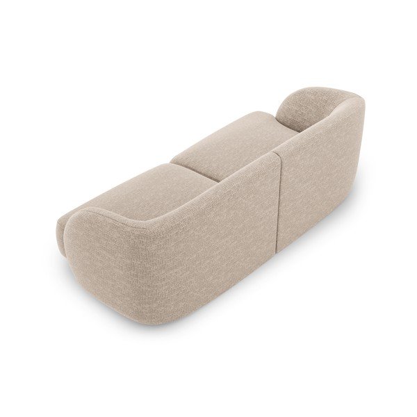 Divano beige 184 cm Miley - Micadoni Home-image-3